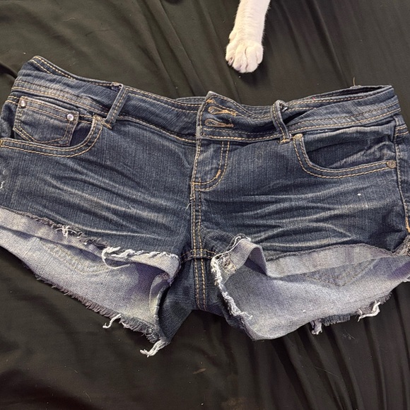 Almost Famous Pants - Almost Famous Dark Blue Jean Shorts